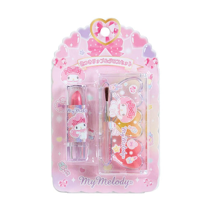 Coffret de brillants à lèvres colorés Sanrio My Melody 844098 - Brillance vibrante et longue durée