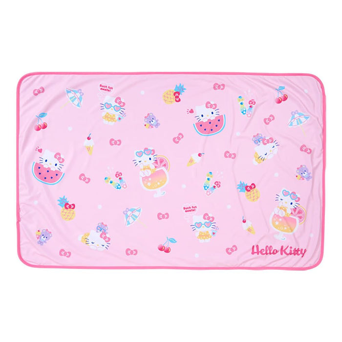 Couverture Sanrio Hello Kitty fraîche au toucher 110 x 70 cm