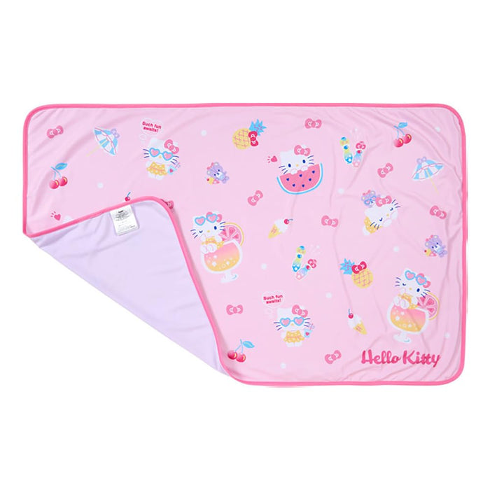 Couverture Sanrio Hello Kitty fraîche au toucher 110 x 70 cm