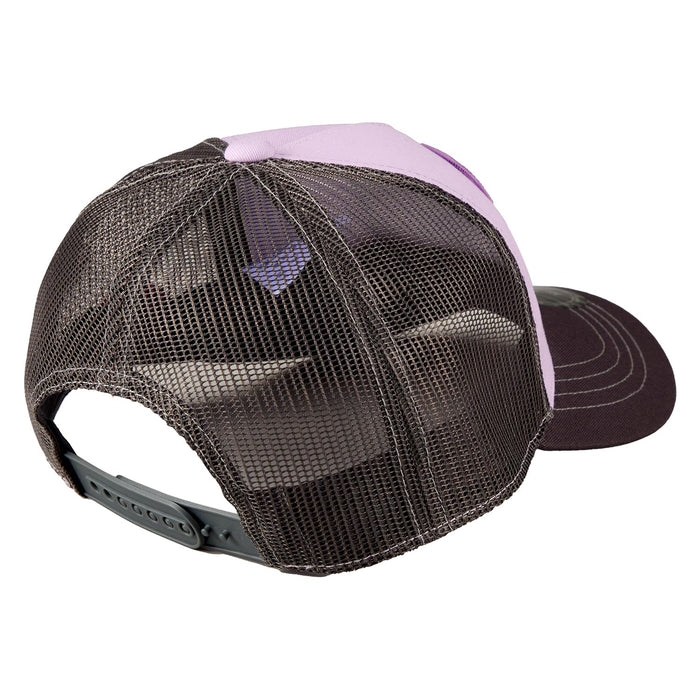 Sanrio Kuromi Cosmetic Case Light Purple and Charcoal Mesh Cap