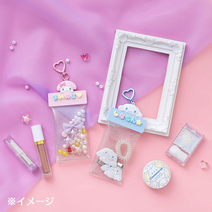 Sanrio Little Twin Stars – Individuell gestalteter transparenter Beutel (B x T x H) 7,8 x 1 x 17 cm