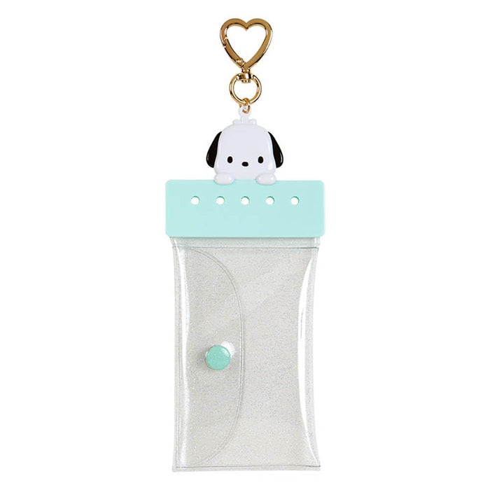 Sanrio Custom Clear Pouch - Pochacco - 7.8 x 1 x 17cm Storage