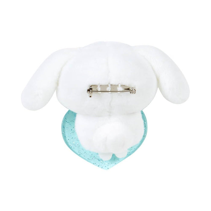 Broche personnalisée de mascotte Sanrio Cinnamoroll - 9 cm de largeur, 3,5 cm de profondeur, 7,5 cm de hauteur