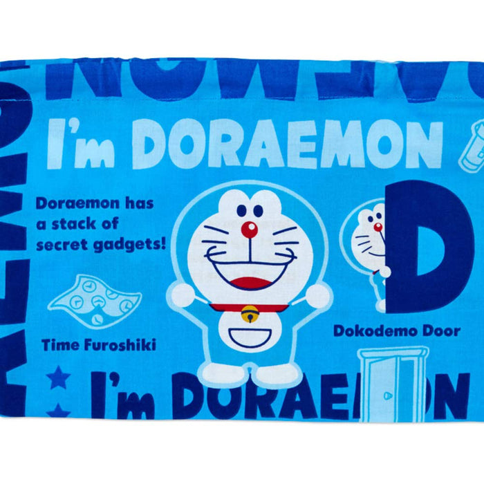 Sanrio Doraemon Lunch-Kordelzugbeutel 2er-Set – „I'm Doraemon“-Design