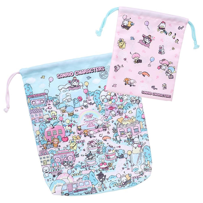 Sanrio Drawstring Bag Set Fantasy Trip Sanrio Characters 878308 Perfect for Kids