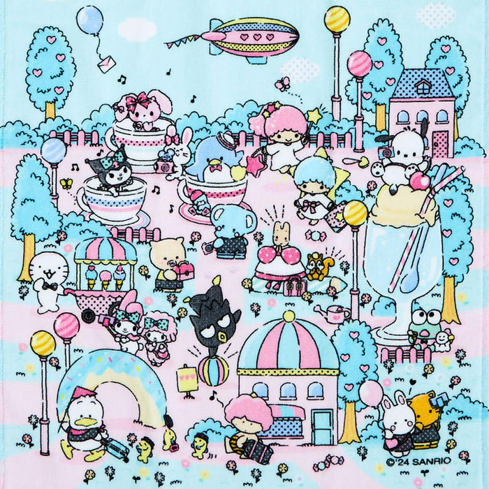 Serviette de toilette Sanrio Fantasy Trip avec personnages en coton doux 878367