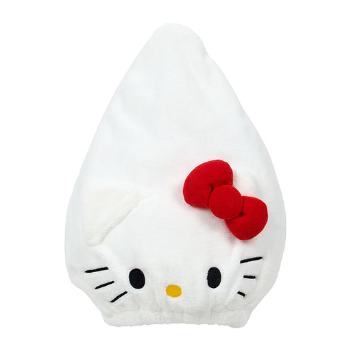 Sanrio Hello Kitty Face-Shaped Towel Cap for Adults - One Size Polyester Mix