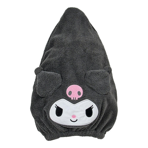 Sanrio Kuromi Face-Shaped Cap Towel for Adults Polyester Blend