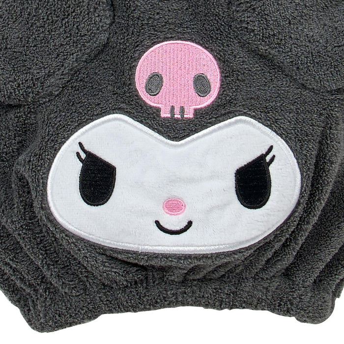 Sanrio Kuromi Face-Shaped Cap Towel for Adults Polyester Blend