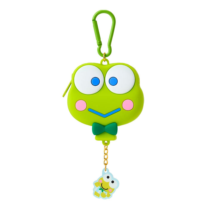 Sanrio Kerokerokeroppi Face-Shaped Silicone Mini Pouch for Ages 3+