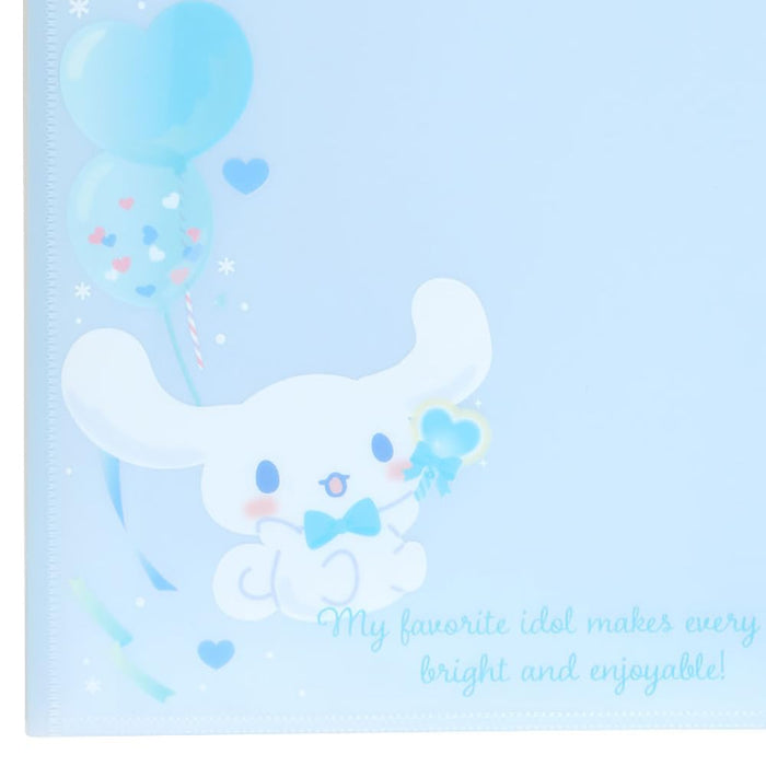 Classeur Sanrio Cinnamoroll 33x25,5x2 cm - Motif personnage mignon