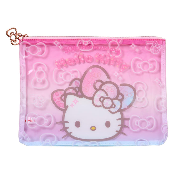 Sanrio Hello Kitty 50th Fashionable Ribbons Flat Pouch Set of 2 343978
