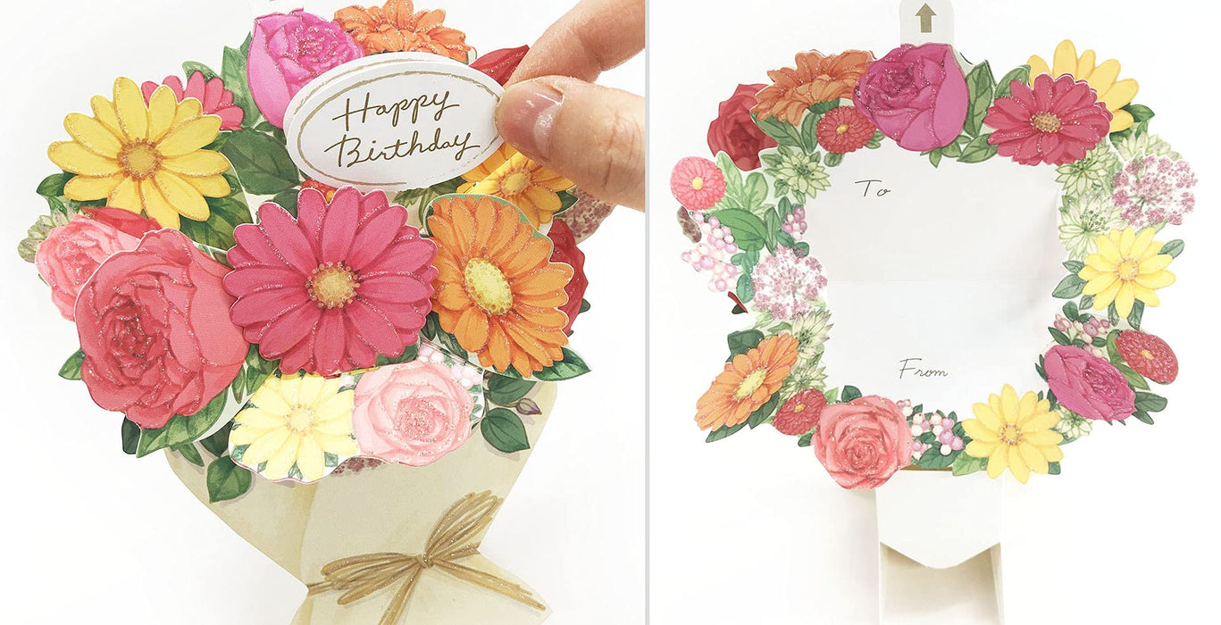 Sanrio Floral Orange Bouquet Fa17-1 P 1717 – Lebendiges und elegantes Dekorationsstück