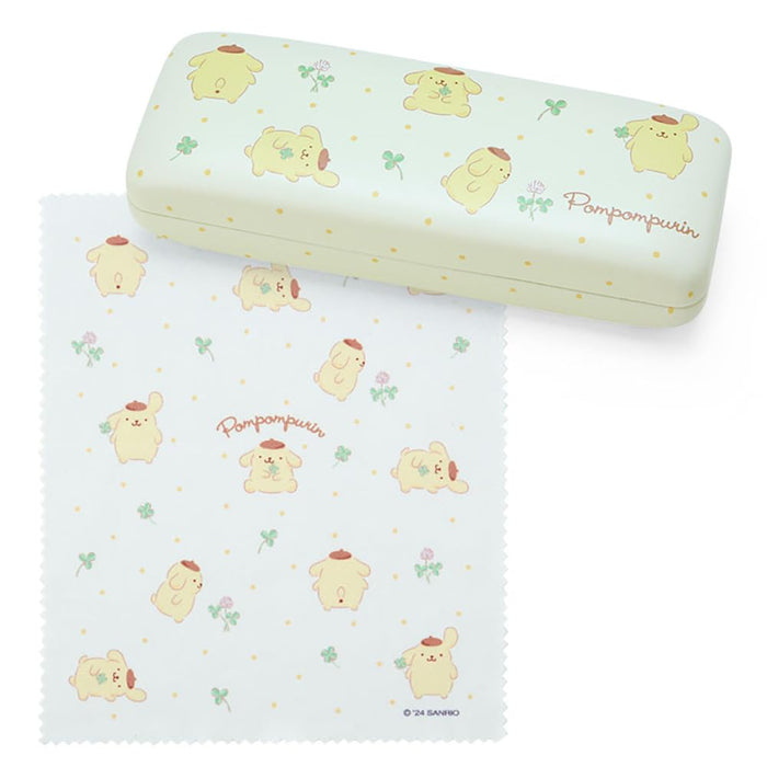 Sanrio Pompompurin Glasses Case 3.5 X 16 X 5.8 Cm - Personal Accessories