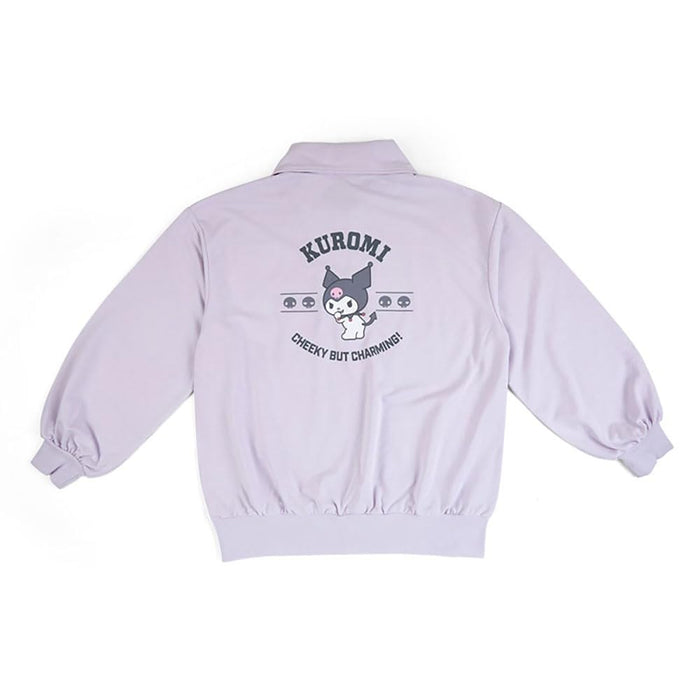 Sweat-shirt demi-zippé Sanrio Kuromi - Coupe confortable et design de personnage mignon