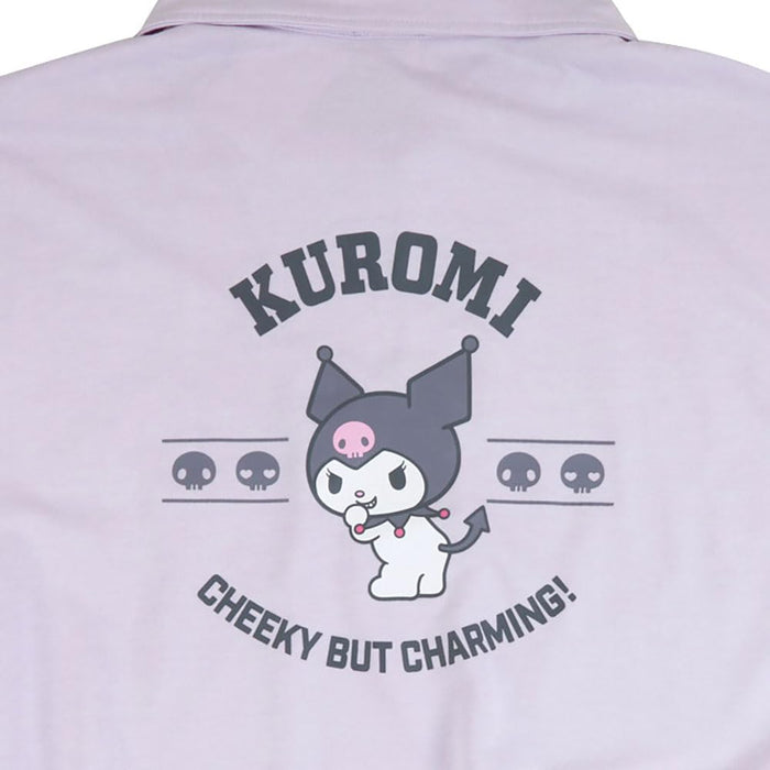 Sweat-shirt demi-zippé Sanrio Kuromi - Coupe confortable et design de personnage mignon