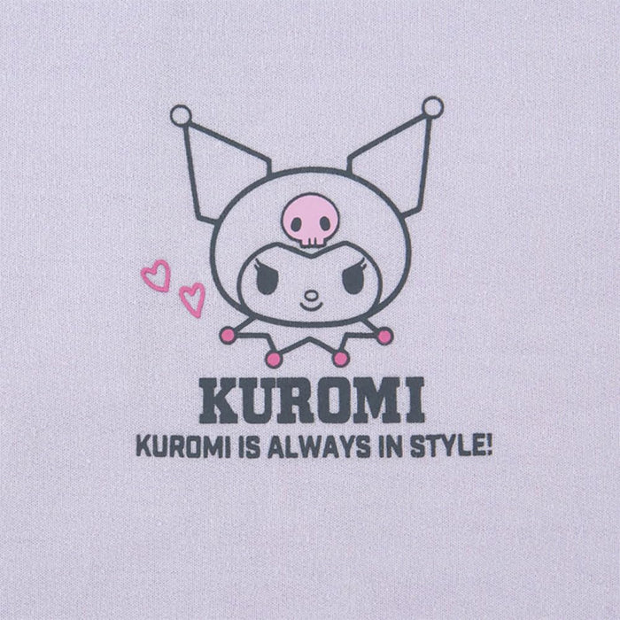 Sanrio Kuromi Sweatshirt mit halbem Reißverschluss – bequeme Passform, süßes Charakter-Design