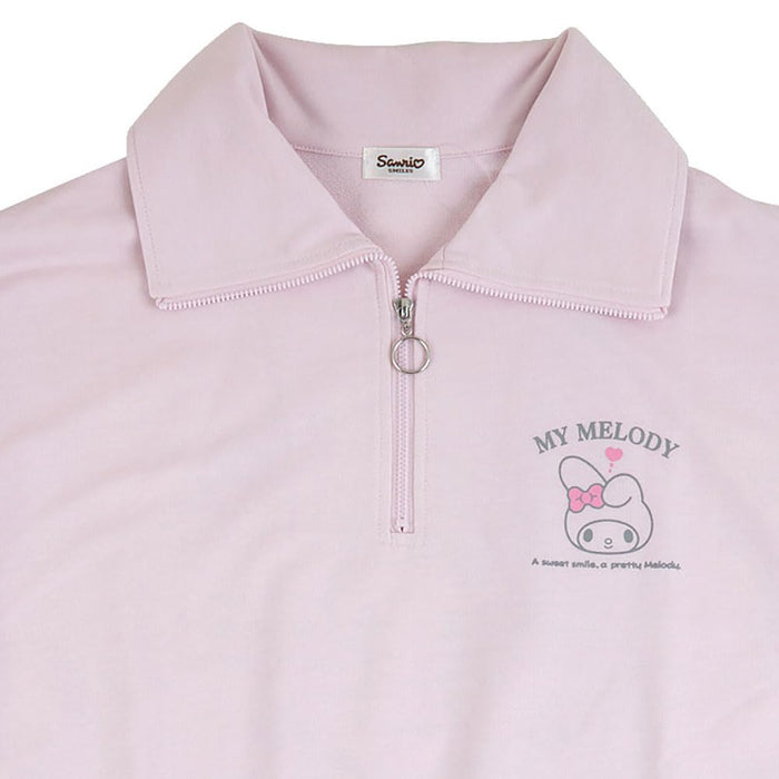 Sanrio My Melody Sweatshirt mit halbem Reißverschluss 437867 – süßes Charakter-Design