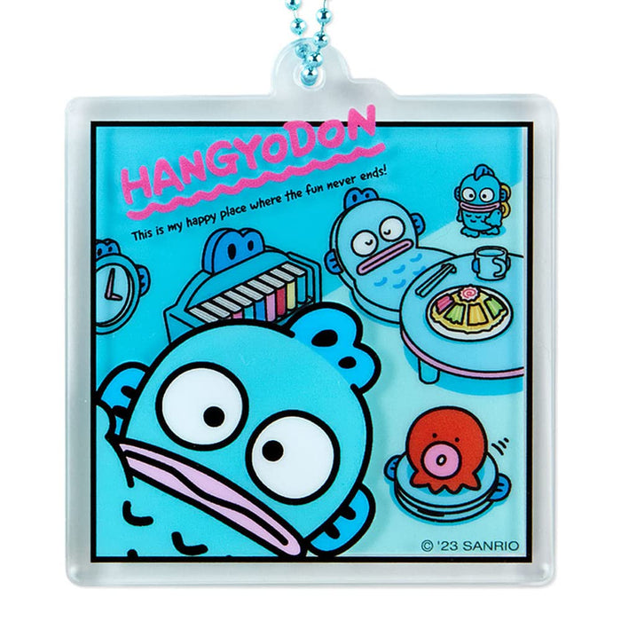 Sanrio Hangyodon Acrylic Keychain Gyodon Room 969028 Collectible