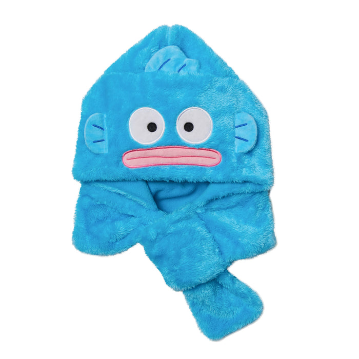 Sanrio Hangyodon Hooded Neck Warmer Cozy and Stylish Accessory