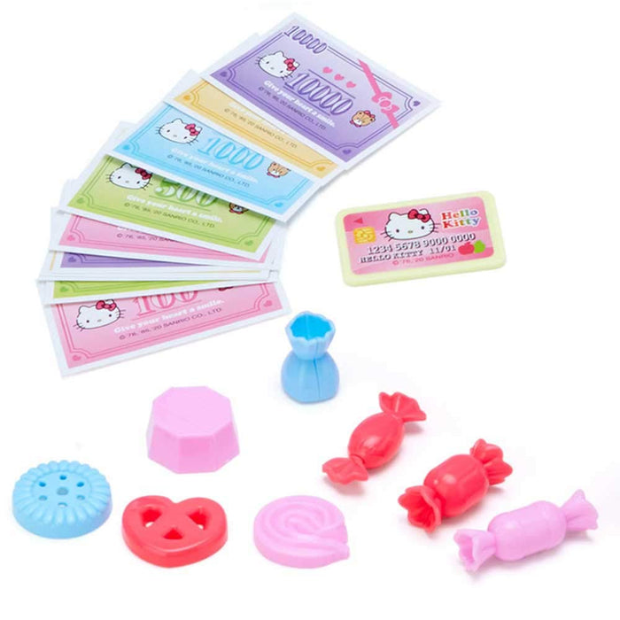 Coffret de jeu caisse enregistreuse et chariot à bonbons Hello Kitty de Sanrio, amusant pour les enfants