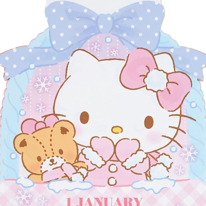 Calendrier découpé Sanrio Hello Kitty 2022 - Décoration mignonne et à collectionner