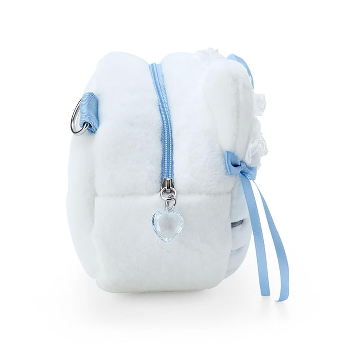 Sanrio Hello Kitty Face-Shaped Pochette Light Blue 13.7 x 17 x 8 cm