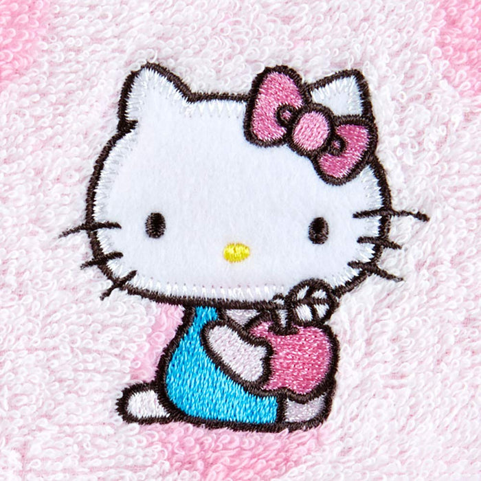 Serviette de bain Imabari à pois Hello Kitty de Sanrio - Douce et absorbante 422371