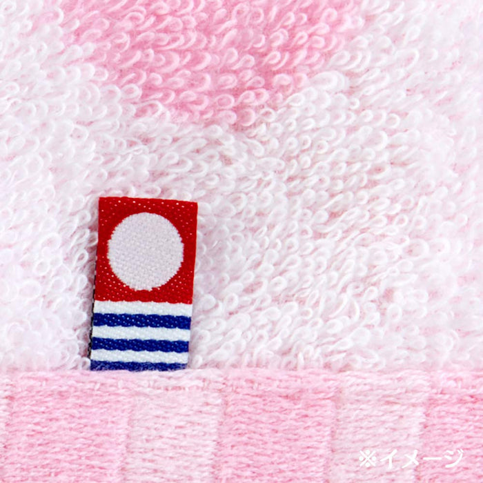 Serviette de bain Imabari à pois Hello Kitty de Sanrio - Douce et absorbante 422371