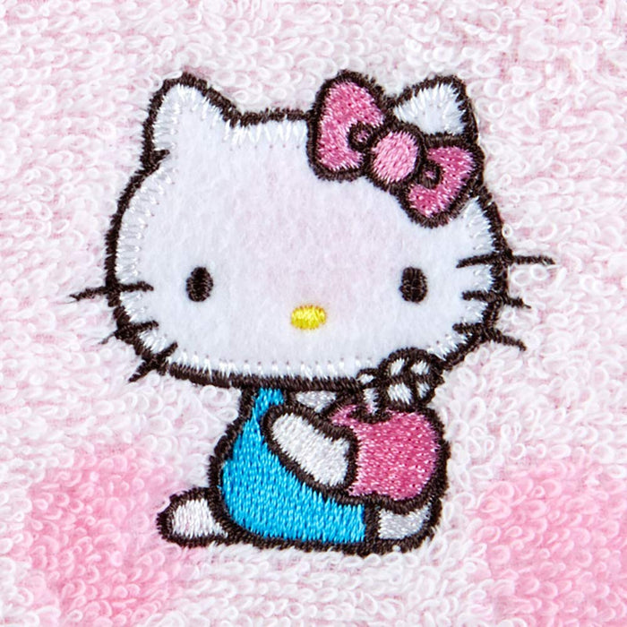 Sanrio Hello Kitty Imabari Gesichtshandtuch, Punktemuster, 100 % Baumwolle