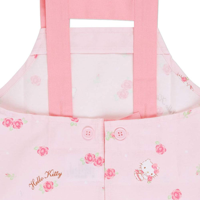 Sanrio Hello Kitty Kids Apron Rose 100Cm Perfect for Baking and Crafts