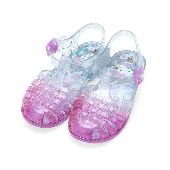 Sanrio Hello Kitty Transparente Sandalen für Kinder, 18 cm, Kleinkinderschuhe