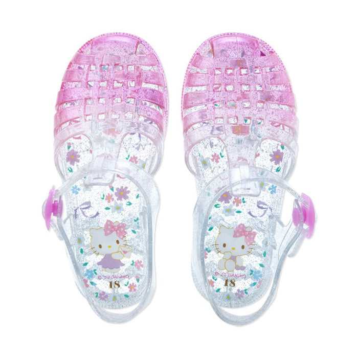 Sanrio Hello Kitty Kids Clear Sandals 18cm Toddler Shoes