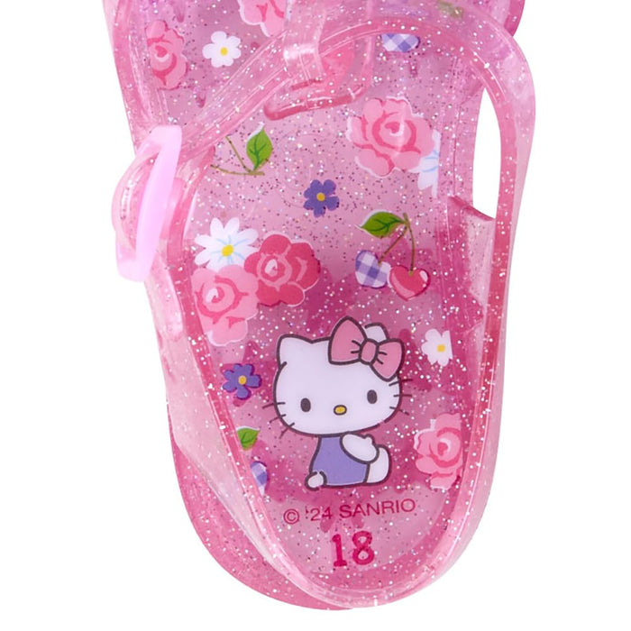 Sanrio Hello Kitty Kids Clear Sandals 19Cm Adorable Character Design