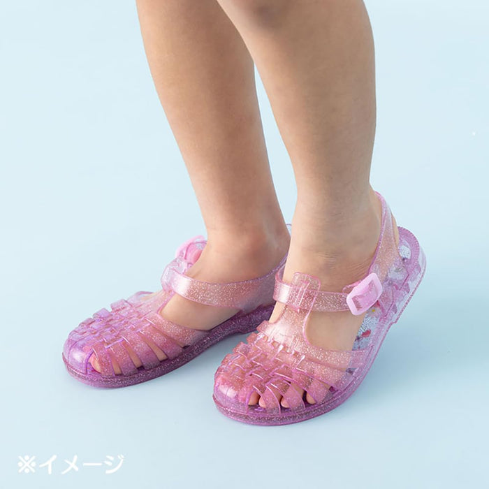 Sanrio Hello Kitty Transparente Sandalen für Kinder, 19 cm, bezauberndes Charakter-Design