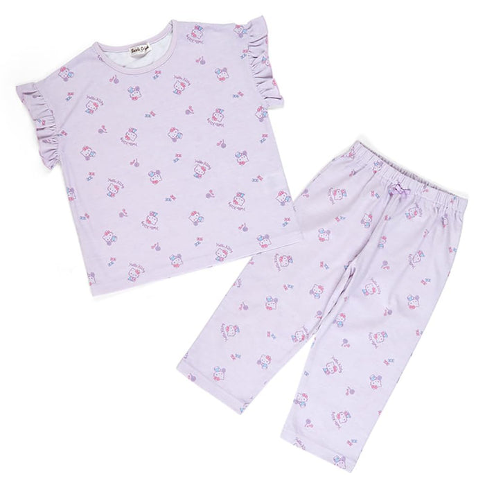 Sanrio Hello Kitty Kids Short Sleeve Pajamas 100Cm - Cute Character Design