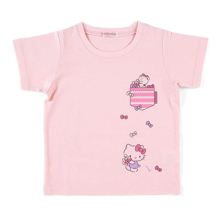 T-shirt rose Hello Kitty Sanrio pour enfants 120 cm