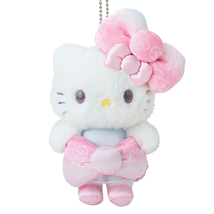 Sanrio Hello Kitty 50th Plush Mascot Holder with Fashionable Ribbons Japan- Japan Figure Store - #1 Bring To You The Best Japanese Goods