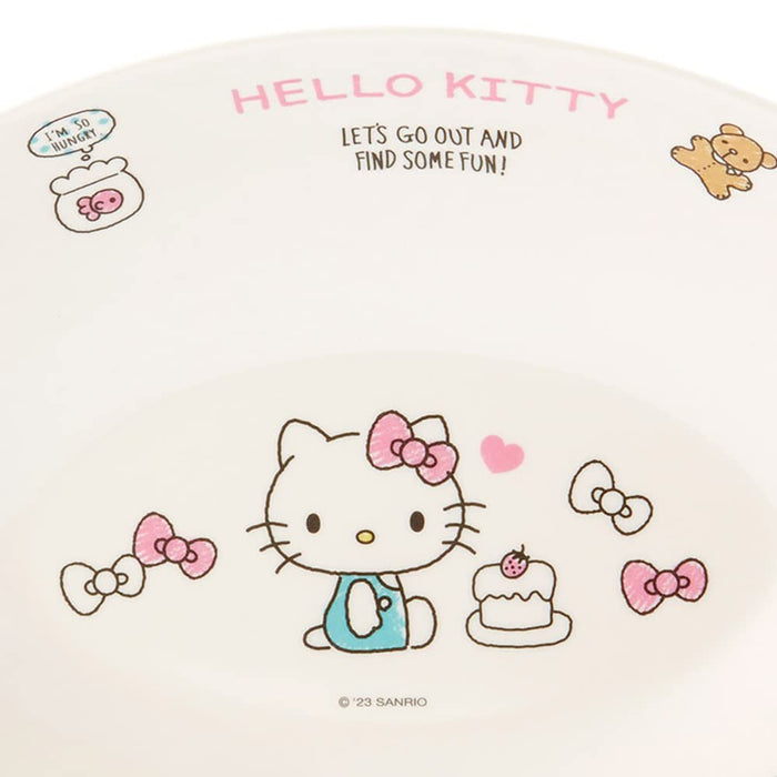 Assiette à pâtes et curry en mélamine Hello Kitty de Sanrio, 20 cm, 836508