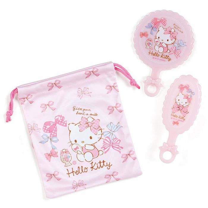 Sanrio Hello Kitty Mirror and Brush Set 870111 Cosmetic Accessories