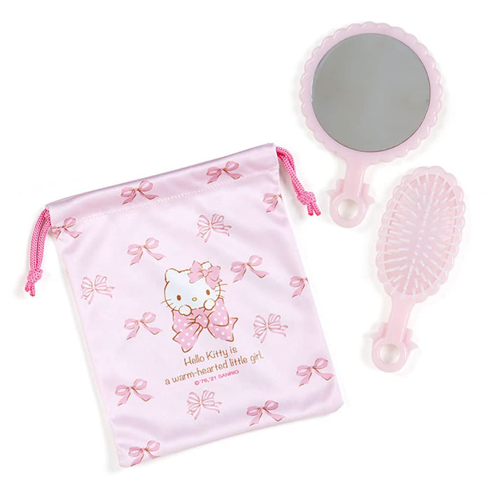 Sanrio Hello Kitty Mirror and Brush Set 870111 Cosmetic Accessories