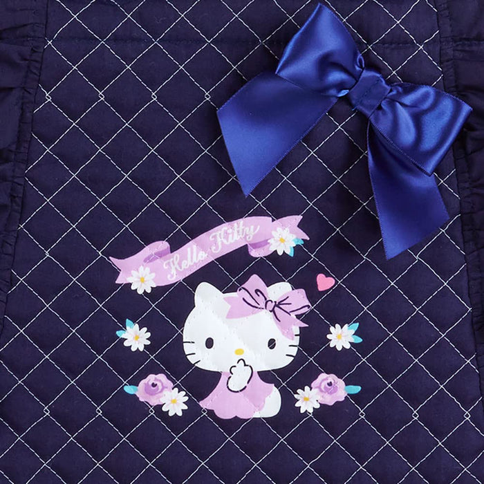 Sac de cours matelassé bleu marine Hello Kitty de Sanrio, durable et élégant 765368