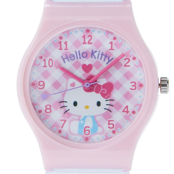 Sanrio Hello Kitty Gummi-Armbanduhr, 20,5 x 3,3 x 0,9 cm, süßes Design für alle Altersgruppen