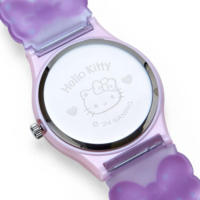 Sanrio Hello Kitty Gummi-Armbanduhr, 20,5 x 3,3 x 0,9 cm, süßes Design für alle Altersgruppen