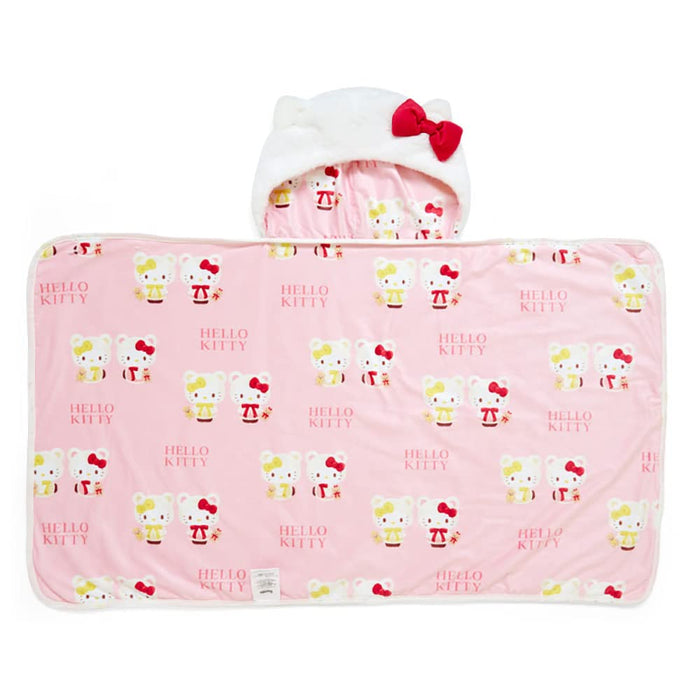 Couverture à capuche Sanrio Hello Kitty Série anniversaire 2022 120x10x97 cm