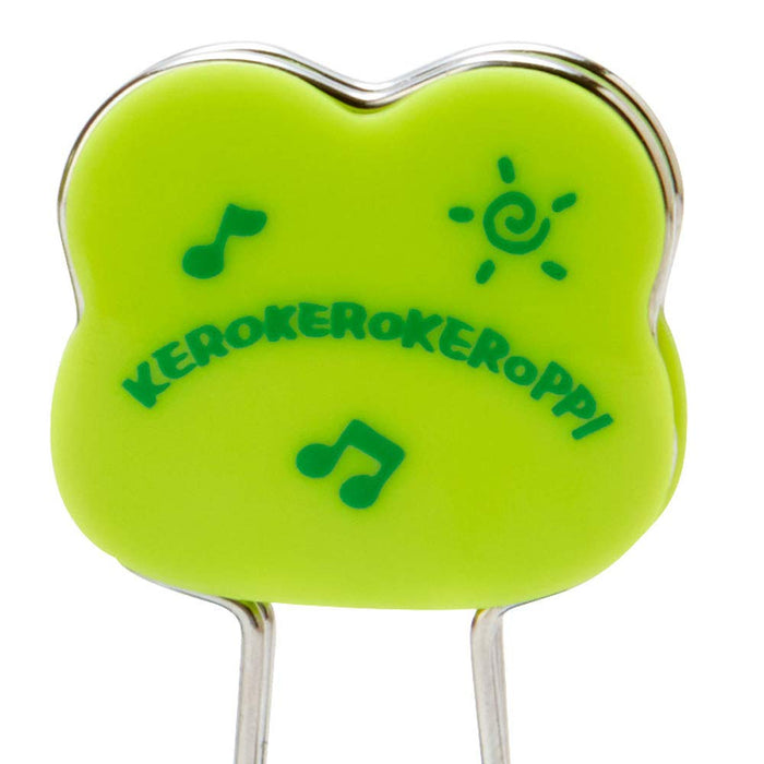 Sanrio Kerokerokeroppi Face-Shaped Double Clip for School & Office