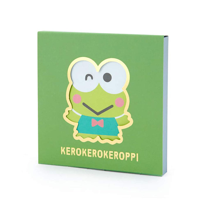 Sanrio Kerokerokeroppi Face Square Memo 410501 - Accessoire de bureau mignon