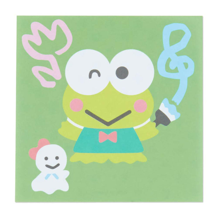 Sanrio Kerokerokeroppi Face Square Memo 410501 - Accessoire de bureau mignon