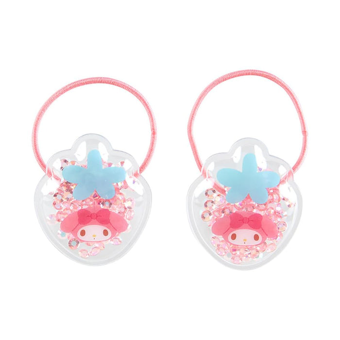 Lot de 2 élastiques pour queue de cheval Sanrio My Melody Shaka Shaka - Accessoires pour enfants