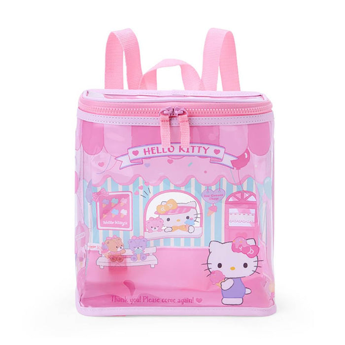 Sanrio Kids Clear Hello Kitty Backpack 780707 Durable Transparent School Bag